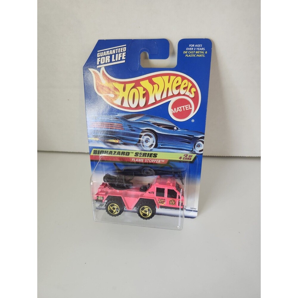 Flame Stopper Biohazard Series Hot Wheels - Red Card